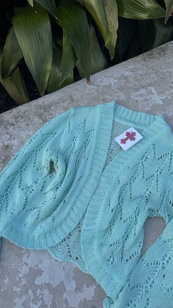 Producto - Torerita tejida Verde Aqua tS/M - 1