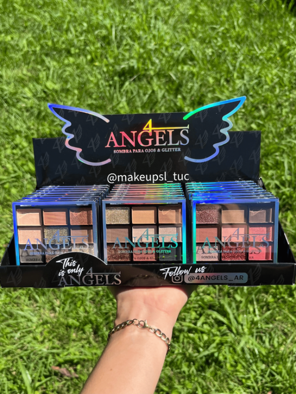 Producto - Paleta de sombra y glitter 4angels