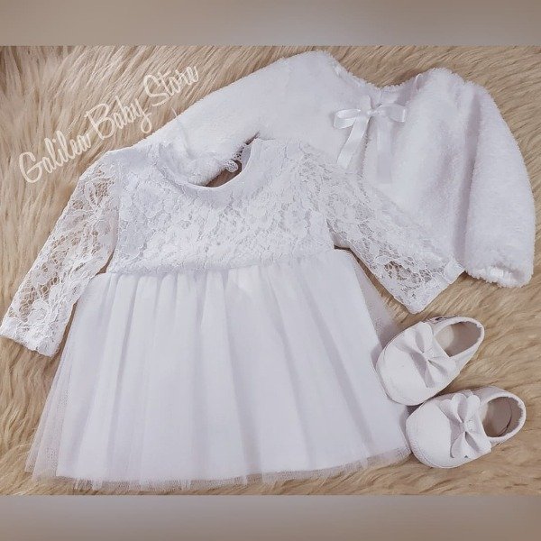 Producto - VESTIDO MARY MANGAS LARGAS BLANCO