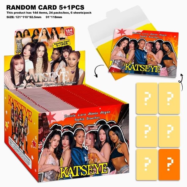Producto - Katseye sobre sorpresa lomo cards