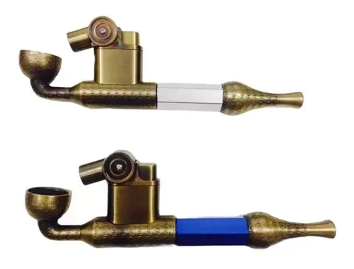 Producto - Pipa de metal + encendedor catalitico 2 en 1