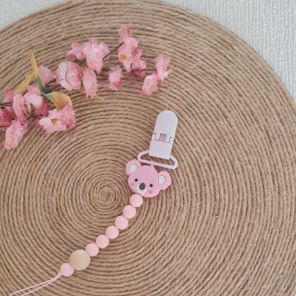 Producto - Porta Chupetes silicona libre bpa oso