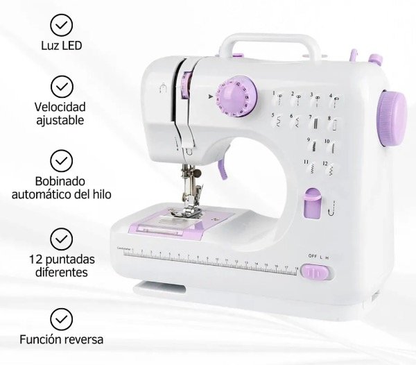 Producto - MÁQUINA COSER 12 PUNTADAS