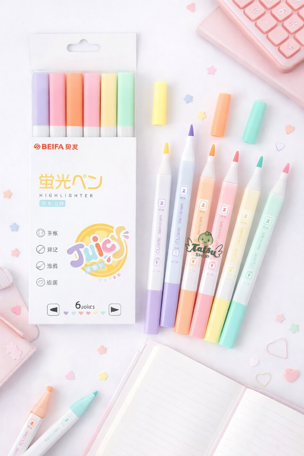 Producto - Set de 6 Marcadores Doble Punta