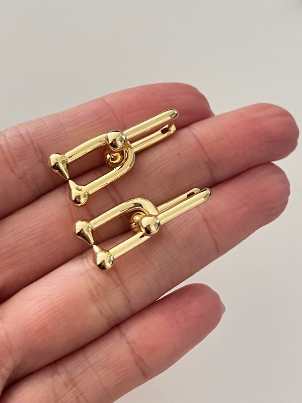 Producto - Aros Antonella Petit Gold - sin brillos -