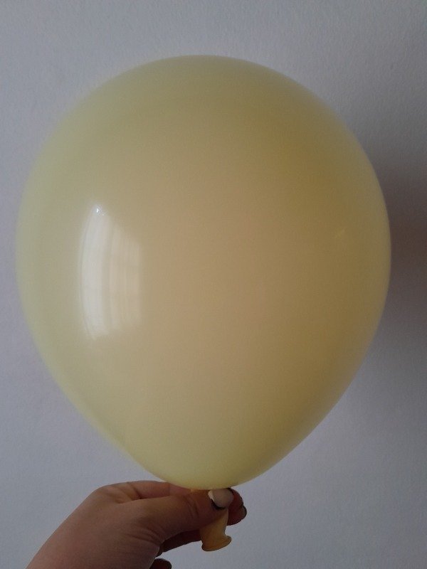 Producto - Globos amarillo pastel 10' P x25