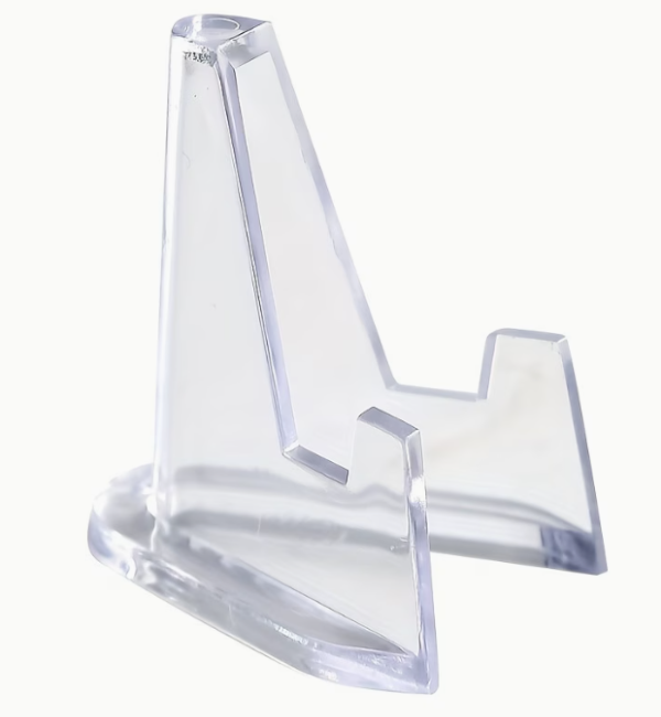 Producto - Mini Soportes Stand Acrílicos Transparentes - Porta Monedas y Tarjetas