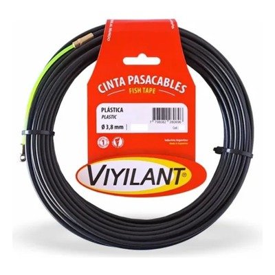 Producto - Cinta Pasacable 30mts 3.8mm Eco Negra