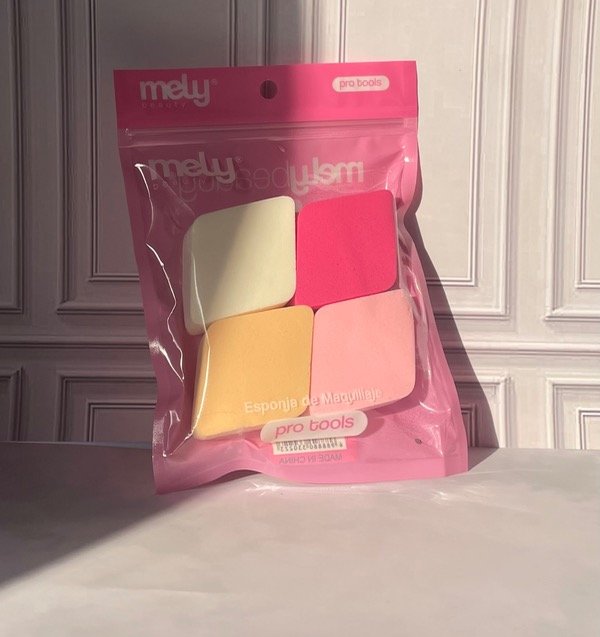 Producto - Esponjas de a 4 Mely para rostro