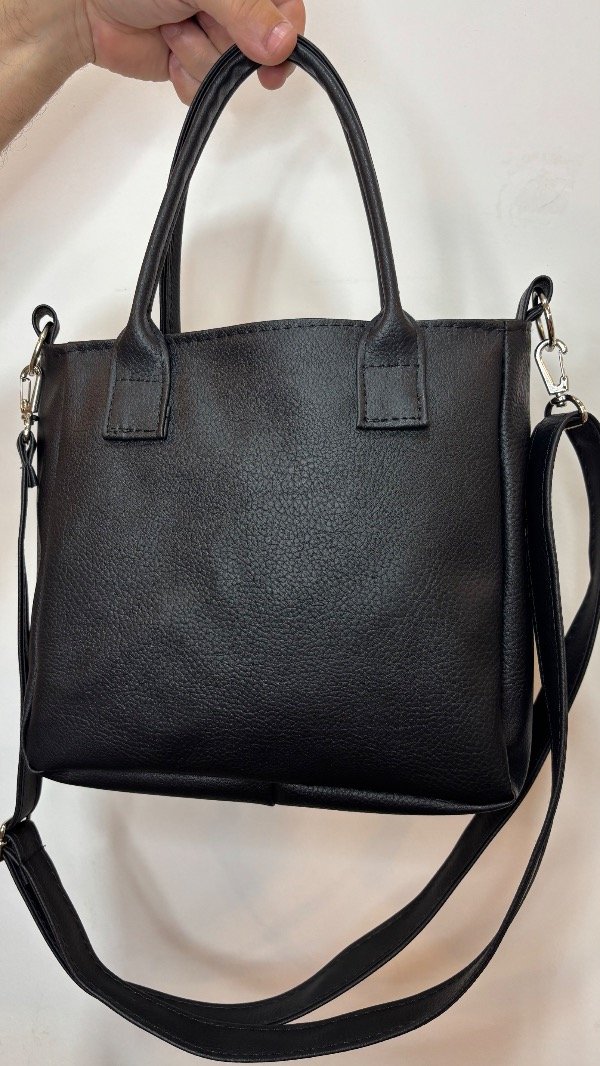 Producto - Cartera esencial doble correa Negra
