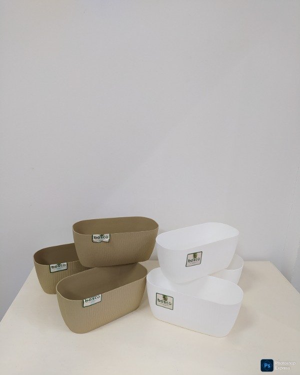 Producto - Macetas balcon 26cm dos colores