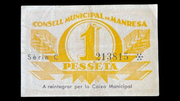 Producto - Guerra Civil Española. Manresa (1937) 1 Peseta - 1