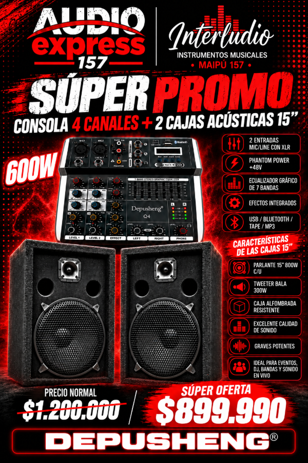 Producto - OFERTA COMBO AUDIO