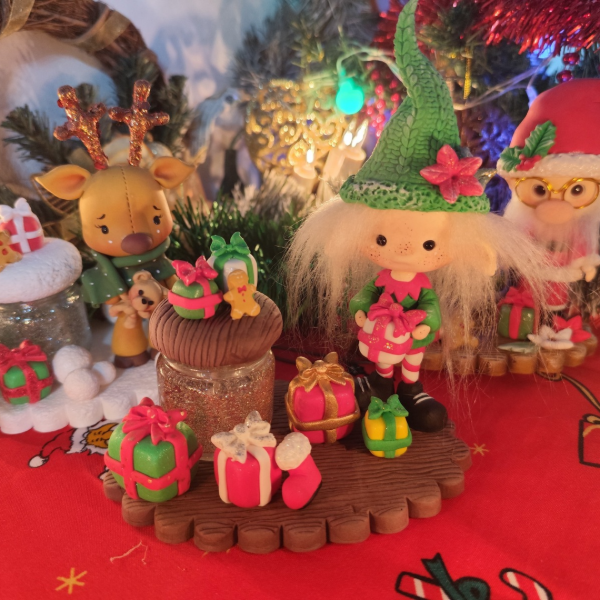 Producto - Centro de mesa con velita