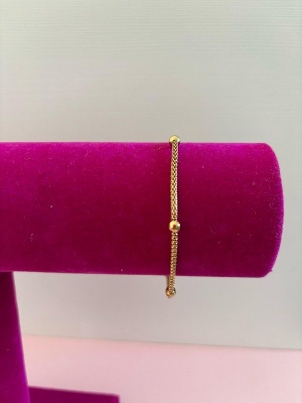 Producto - Pulsera Maia 18cm en acero dorado