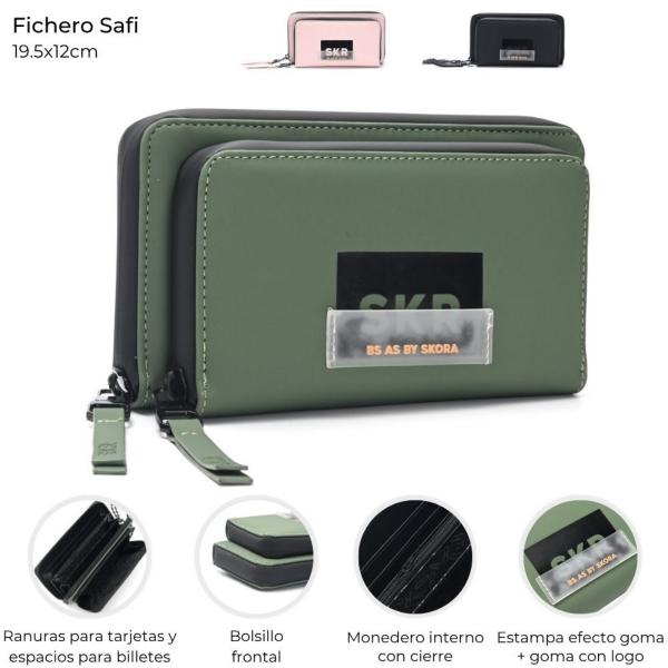 Producto - Billetera Fichero Safi - NEGRO - 9