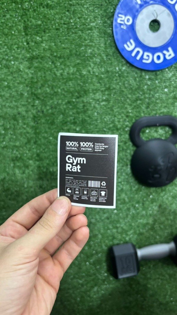 Producto - Sticker GYM RAT