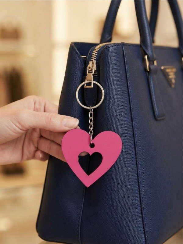 Producto - Llavero Corazón calado / Fuscia Power - 0