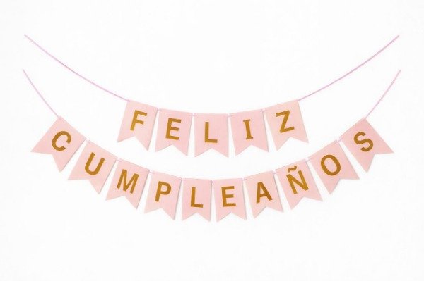Producto - BANDERINES FELIZ CUMPLEÑOS
