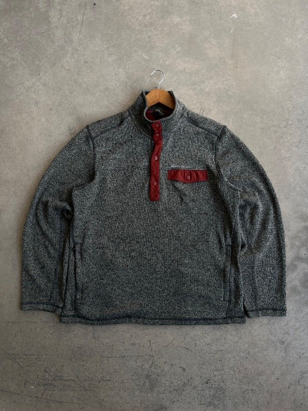 Producto - 1/4 SNAP SUETER EDDIE BAUER GRIS OSCURO (L)
