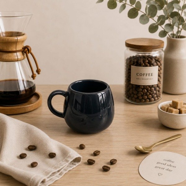 Producto - Taza de cerámica artesanal Burbuja