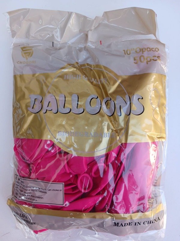 Producto - Globo Chogori 10" Standard x50 u. Fucsia