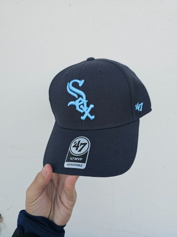 Chicago White Sox World Series 2005 '47 Brand Mvp adjustable blanca — imagen 4