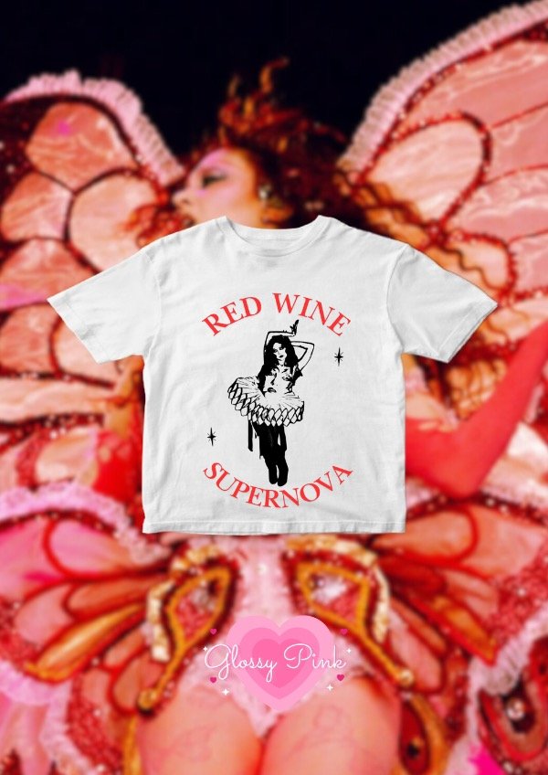 Producto - Baby Tee Red Wine - DTF