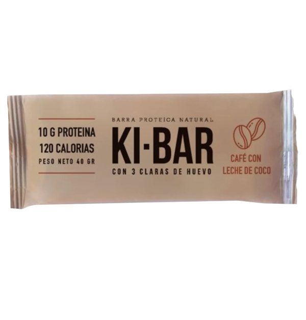 Producto - Barra Proteica Ki Bar Cafe con Leche de Coco