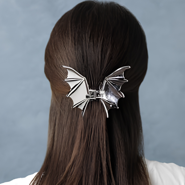 Producto - Broche Murcielago Plateado - 0