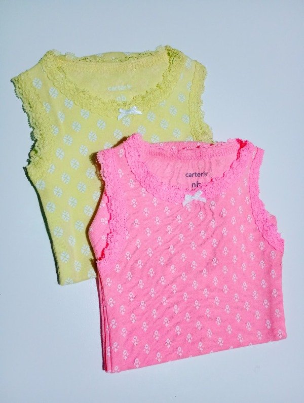 Producto - Set x2 Bodies Musculosas Beba Fluo Flores