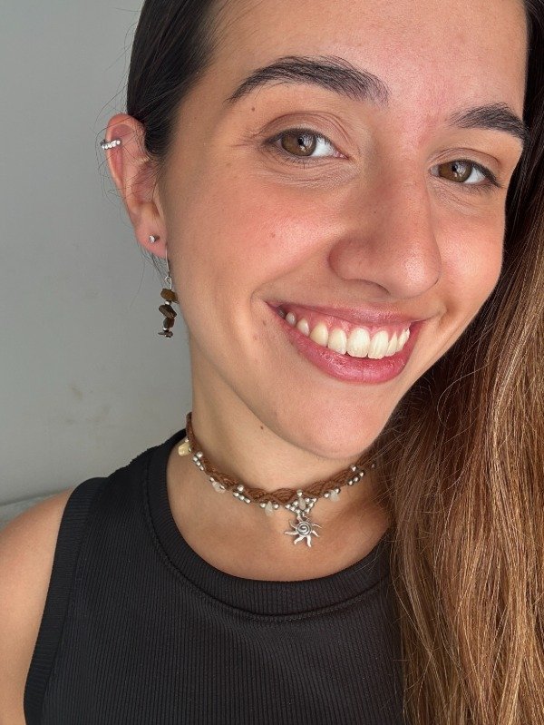 Producto - Aros Kiara Ojo de Tigre