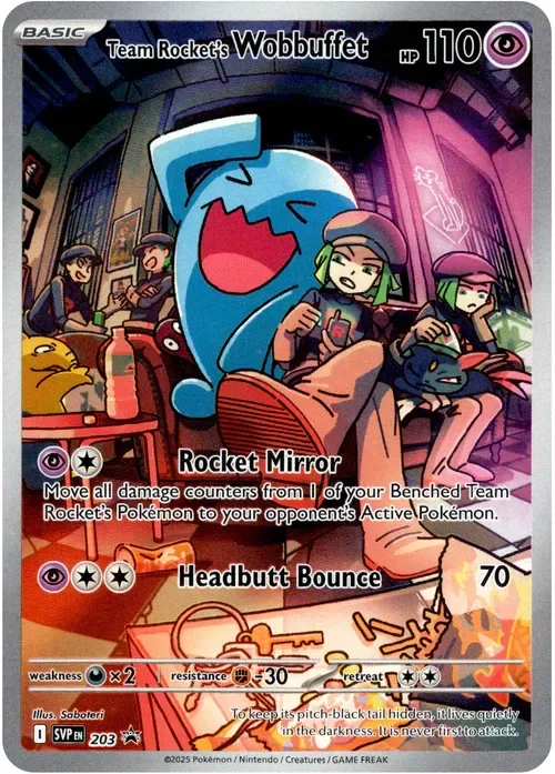 Producto - Team Rocket's Wobbuffet - SVP203 - Promo