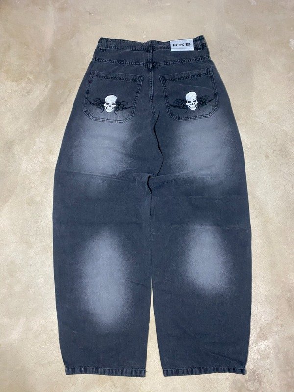 Producto - BAGGY JEAN DISEÑO "SKULL BLACK"