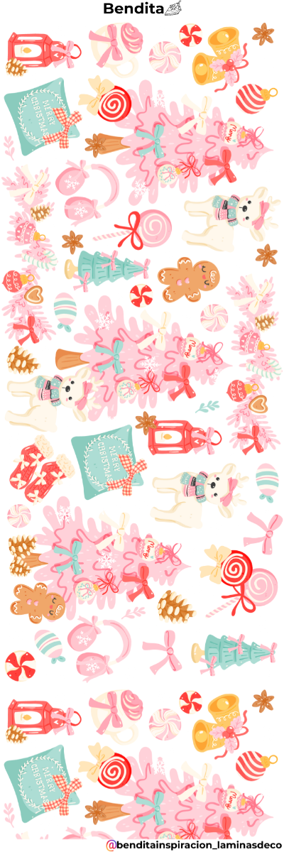 Producto - Bendita UV 003 fondo navideño