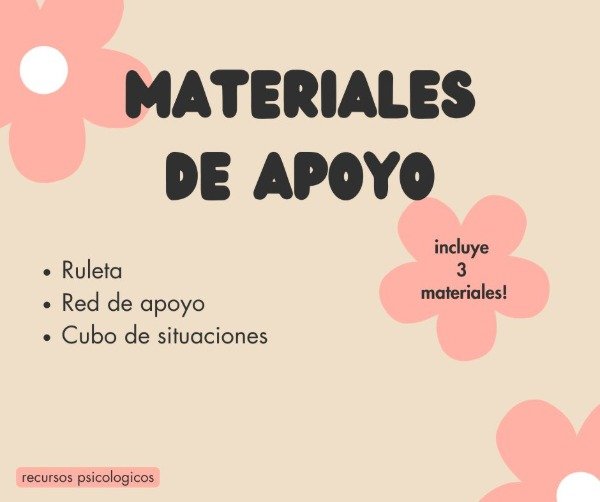 Producto - Materiales de apoyo