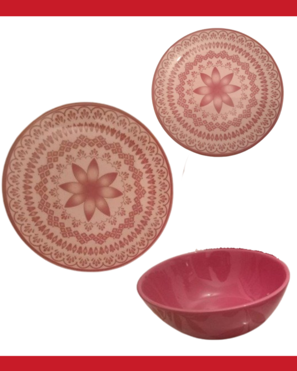 Producto - Juego de platos de cerámica, 12 unidades