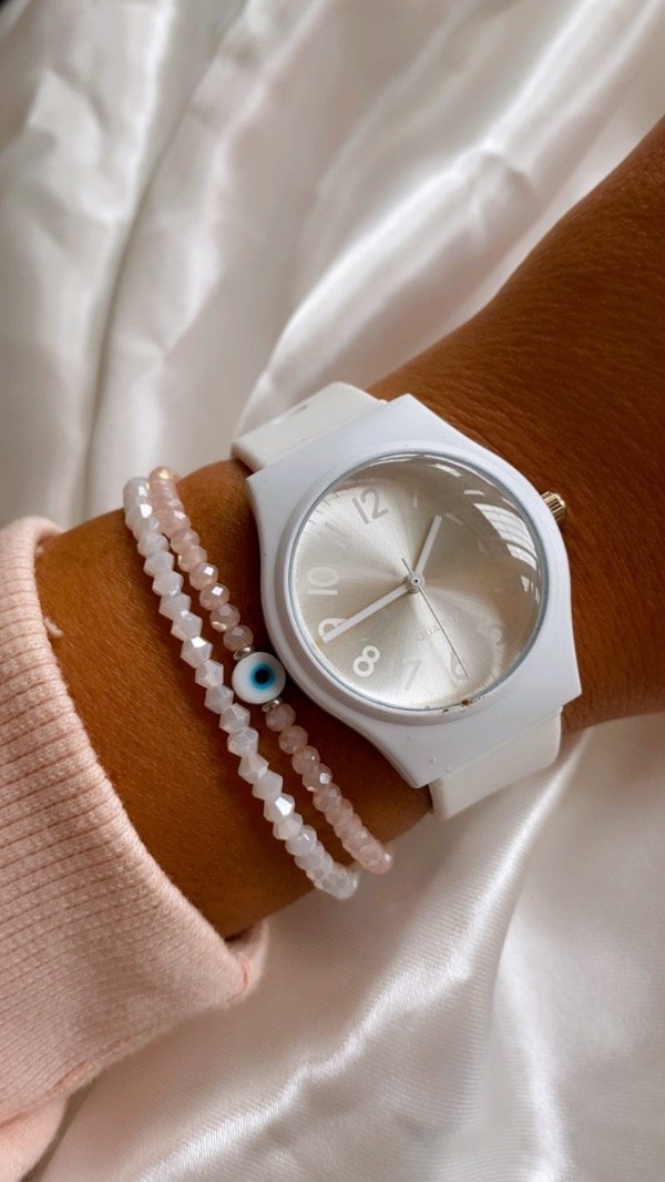 Producto - Reloj silicona blanco