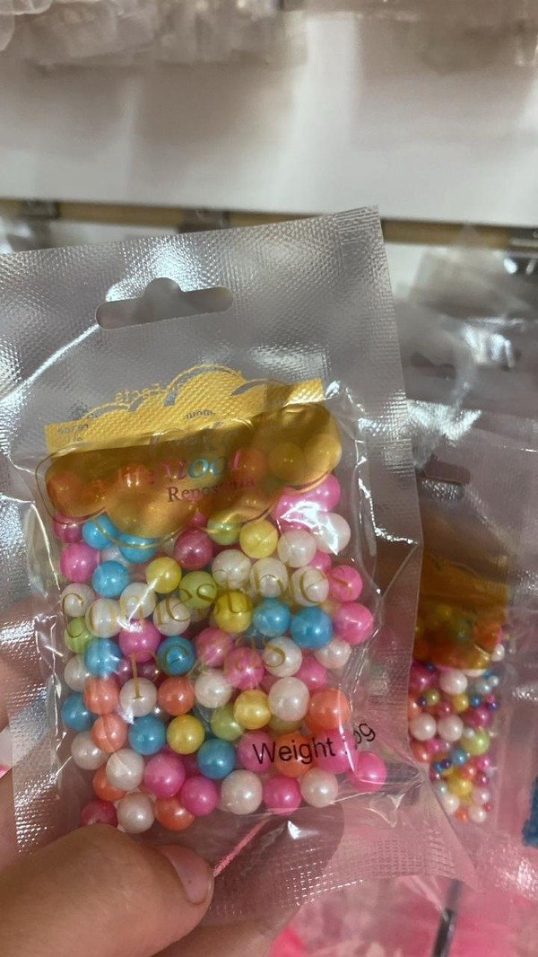 Producto - Perla comestible multicolor mix grandes y chicas