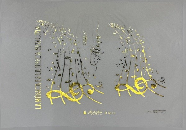 Producto - Lámina de seda con foil SF A5 13