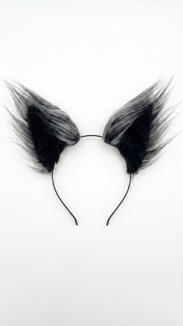 Producto - Vincha de lobo gris pelo largo - 0