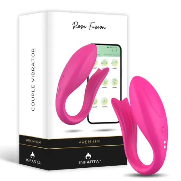 Producto - Couple Vibrator - App Rose Fusion - 3