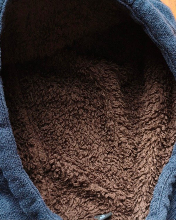 Producto - CAMPERA UNIQLO AZUL CON INTERIOR DE CORDERITO TALLE XL - 4