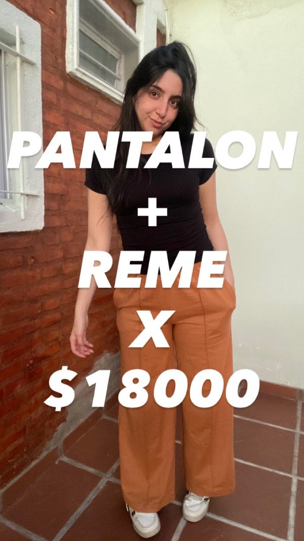 Producto - PROMO PANTALON + REME