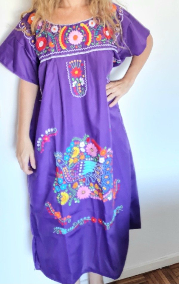 Producto - Vestido Puebla XL XXL violeta