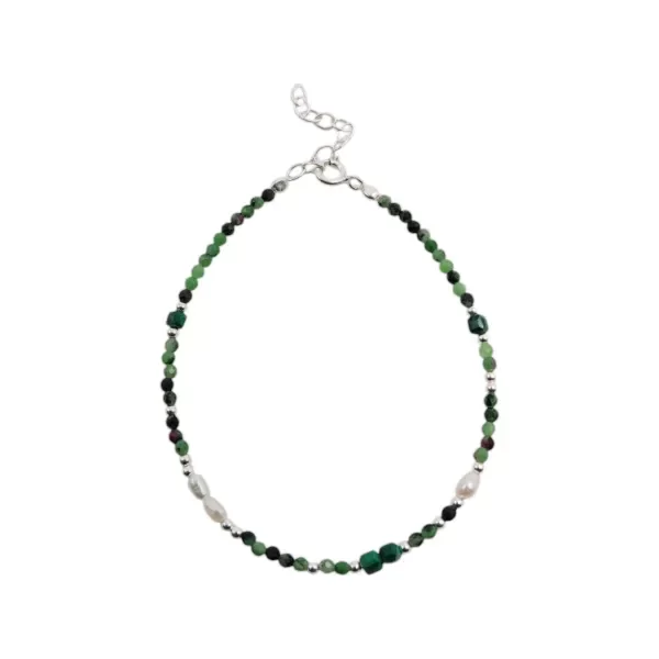 Producto - PULSERA MALAQUITA PERLAS - 2