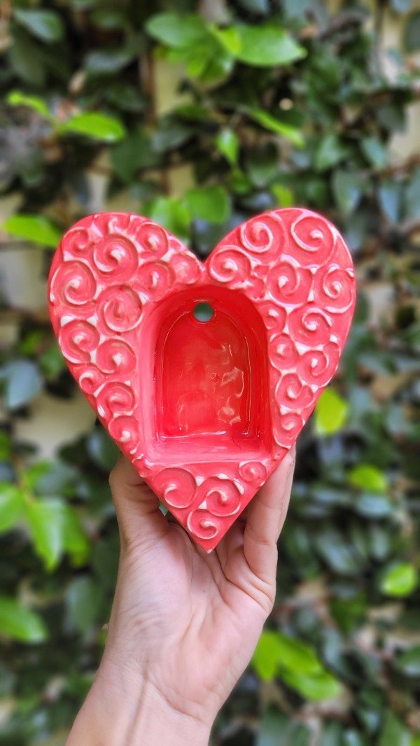 Producto - Luminaria linea Sitara. CORAZÓN rojo - 0
