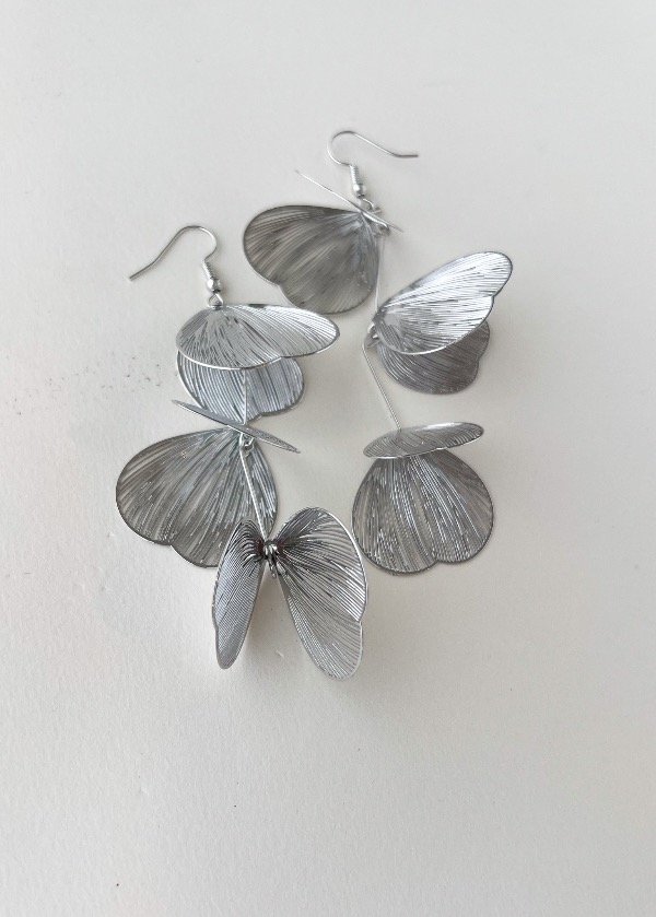 Producto - Aros Flor Plata