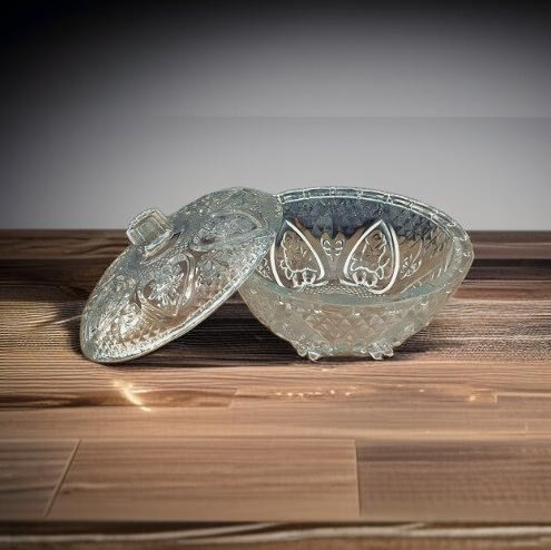 Producto - Caramelera chata vidrio 13x9cm