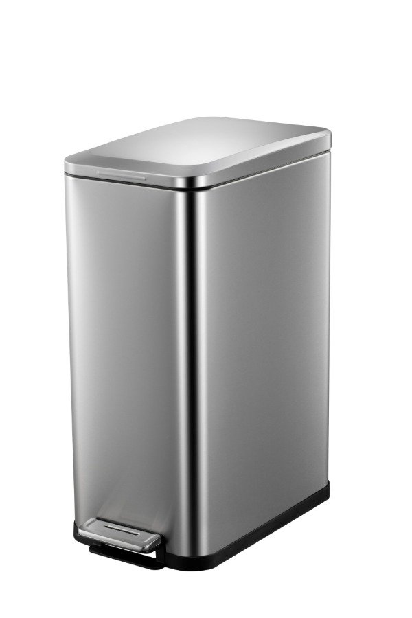 Producto - Tacho de basura de acero inoxidable a pedal 50L Slim